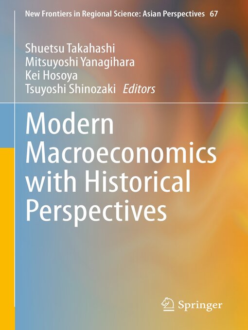 Title details for Modern Macroeconomics with Historical Perspectives by Shuetsu Takahashi - Available